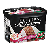 Breyers Ice Cream Vanilla-Chocolate-Strawberry Left Picture